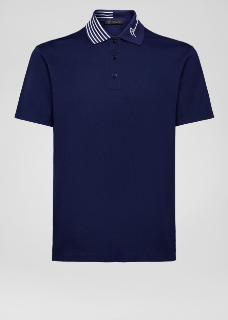 Tricou Polo Versace GV Signature Barbati | UIFTWGC-68